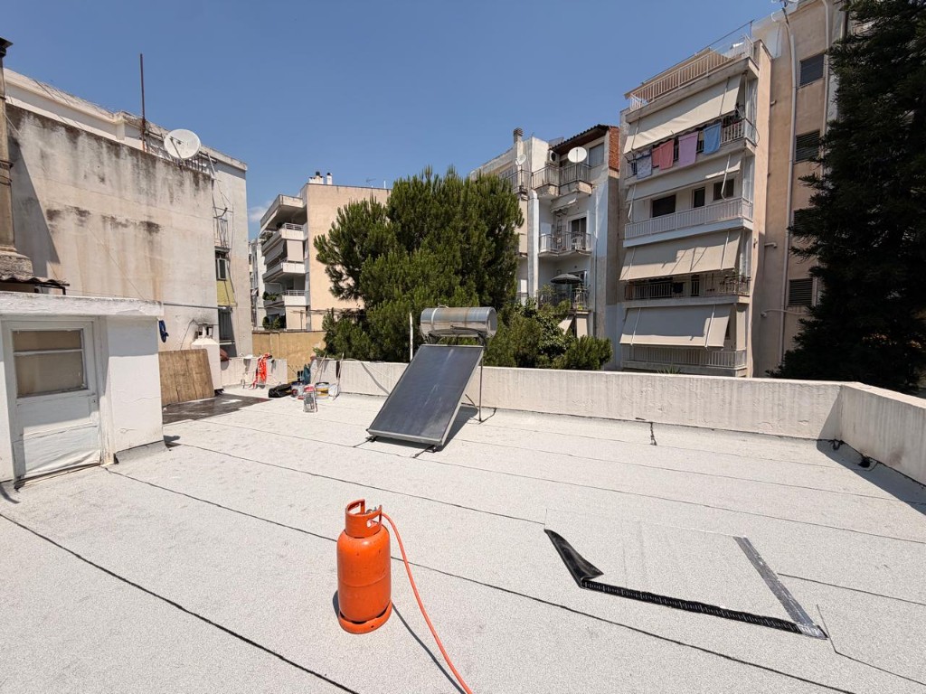 Έργο Στεγανοποίηση με Ασφαλτόπανο – EMA Monoseis