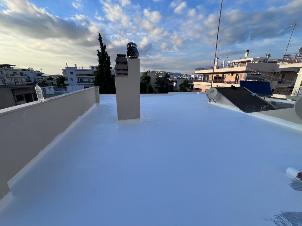 Έργο Στεγανοποίηση με Ασφαλτόπανο – EMA Monoseis